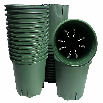 1/2-5gallon/10-30pcs Green Plastic Pots With Root Contronl/ Garden Plant • $15.98