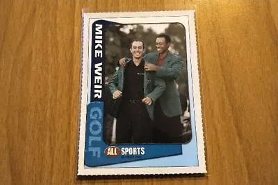 Mike Weir 2003 All Sports 1 Of 1750 Masters Green Jacket Golf Card • $7.99