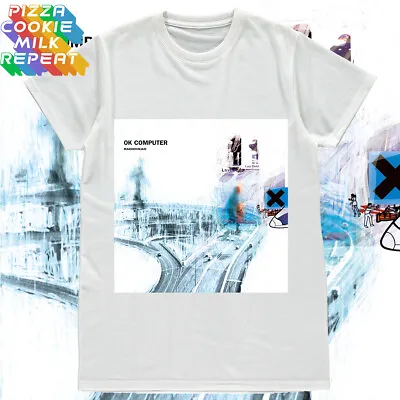 Radiohead OK Computer Unisex Tshirt Fan Retro Guitar Pop Live TV Rock Band Tour • £11.95