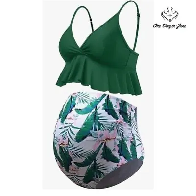 Ginkana Flounce Maternity Bikini Swimsuit Size XXL • $25