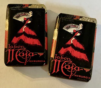 2 - Vintage - Jabon Maja Myrurgia Made In Spain -  1/2 Oz Bar Soap • $6.29