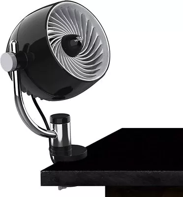 Vornado Pivot3C Compact Air Circulator Clip On Fan Multi-Surface Mount Black • $46.43