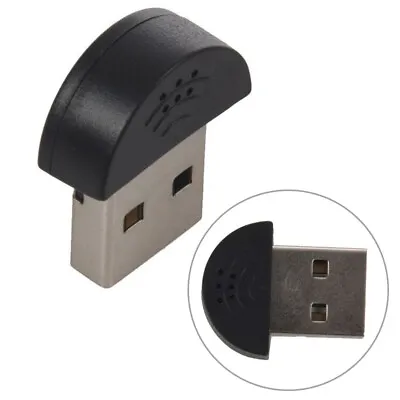 USB Plug Mini MIC Part Recording PC Laptop Studio Speech Microphone Adapter For • $7.43