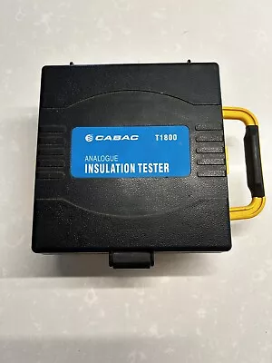 CABAC T1800 Analogue Insulation Tester Megger • $50