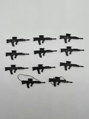 ARMY TROOP BUILD Assault Rifles X 11 1:18 Fits 3.75″ GI Joes Figures - N-2 • $19.99