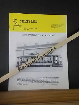 Trolley Talk #267 2003 July Aug An Era Of Experiments. O Scale Layout Modular Fr • $5