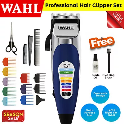 Wahl Professional Hair Clippers Kit Corded Trimmer Complete Cut Electric Shaver • $73.71