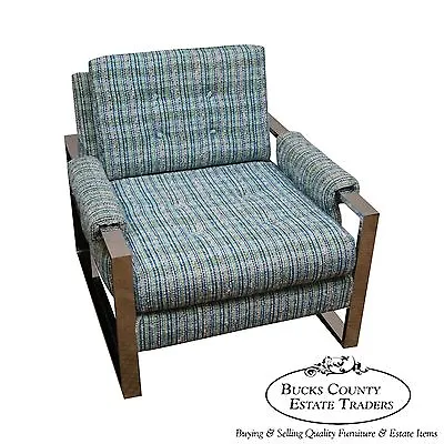 Mid Century Modern Milo Baughman Style Lounge Chair • $695