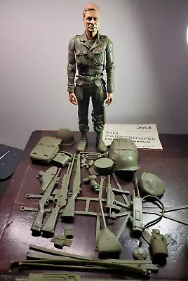 Marx Toys Figure #2054 THE PARATROOPER W/ ACCESSORIES & Instructions Incomplete • $69.99