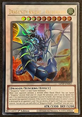 Dragunity Knight - Areadbhair | GFTP-EN043 | Ultra Rare | 1st Edition | YuGiOh • £1.95