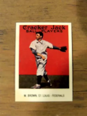 Mordecai Brown 1993' Borden Cracker Jack Card #18  St. Louis • $1.99