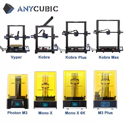 $399 • Buy Used Anycubic FDM / LCD 3D Printer Kobra / Kobra Max/ Photon M3 MAX/ Mono X Lot