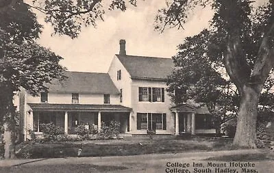 Vintage Postcard College Inn Mount Holyoke College South Hadley Massachusetts MA • $8.78