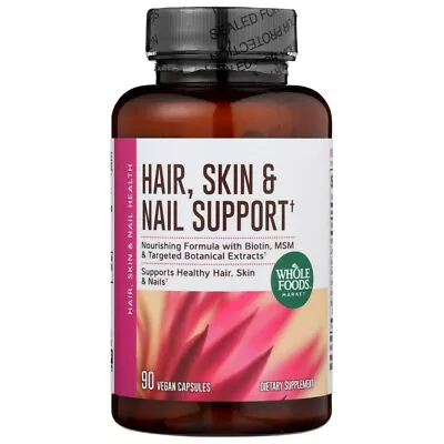 365 By Whole Foods Market Hair Skin & Nails Support 90 Vegan Capsules • $28.89