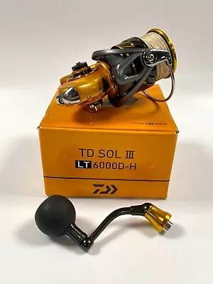 Diawa TD Sol III LT Spinning Reel - 6000D-H - Booklets *As New Condition* • $299