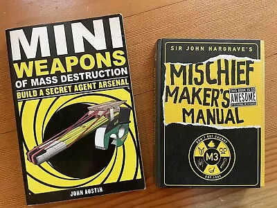 Mini Weapons Of Mass Destruction & Mischief Maker’s Manual Book-Combo • $9.98