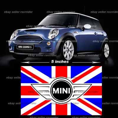 Union Jack British Flag Decal Sticker For Mini Cooper • $9.50