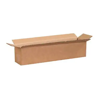 18 X 4 X 4  Long Corrugated Boxes ECT-32 Brown Shipping/Moving Boxes 25 Boxes • $39.84