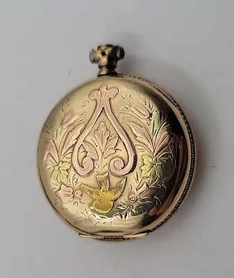 Antique Multi-color Gold Filled  Dueber Pocket Watch Case 3/0s Nice Colors • $154