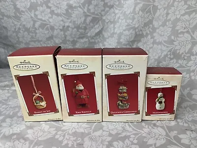 Hallmark Keepsake Ornaments 30 Years Of Collecting Memories Lot Of 4 (K1) • $6.99