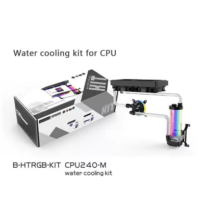 Shyrrik Liquid Cooler Kit For INTEL AMD CPU Rigid/Hose Tube Cooling Bundle A-RGB • $459.80