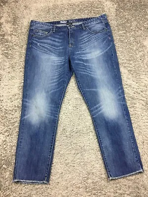 Mossimo Boyfriend Crop Jeans Womens Size 16 Stretch Denim • $14.55