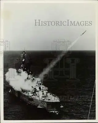 1960 Press Photo Asroc Missile Is Fired From USS Norfolk At Key West Florida • $16.99