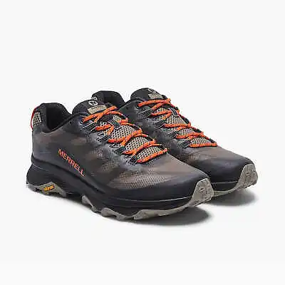 Merrell Moab Speed Low Hiking Boot Men's US 10W 11W Wide Brindle Orange J066779W • $68.64