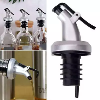 Clear Glass Olive Oil Cooking Pourer Dispenser Seasoning Drizzle Bottle Kitchen • £6.89