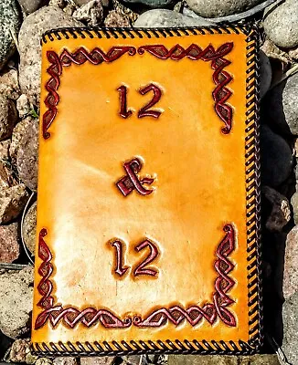 AA 12 & 12 Book Cover - FREE Sobriety Date - Initials - Ready To Ship • $248