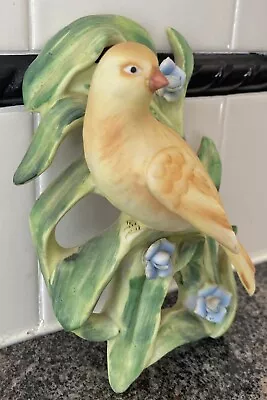 Vintage Napco 3D Bird Plate Yellow Canary Wall Hanging Decorative Ceramic N3480 • $22.24