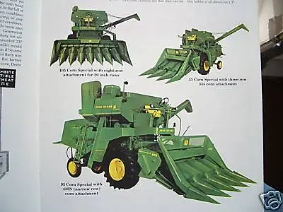 John Deere Corn Head Combine Information Green Magazine - Early Days John Deere • $16.81