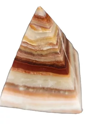 Marble Pyramid Paperweight Four Sides Striations  • $0.99