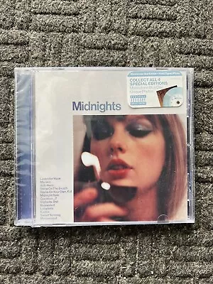 Taylor Swift Midnights CD SEALED - Hand Signed Photo - Moonstone Blue AUTOGRAPH • $311.91