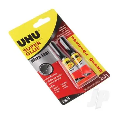 UHU Super Glue - Instant Bond Extremely Strong Adhesive - 2 Pack Glue Adhesive  • £3.45