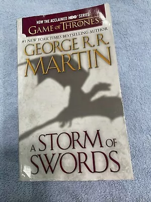 A Storm Of Swords By George R. R. Martin Paperback Game Of Thrones • $4.03