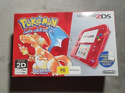 Nintendo 2DS Pokemon Red Version Special Edition New & Unused • $800