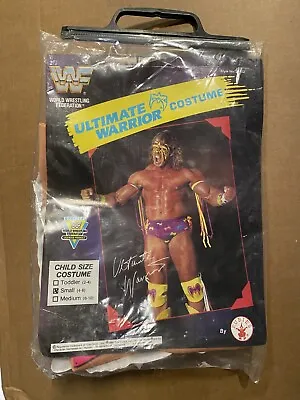 Ultimate Warrior WWF/WWE Vintage Child Size Costume By Rubies 1991 - New • $25