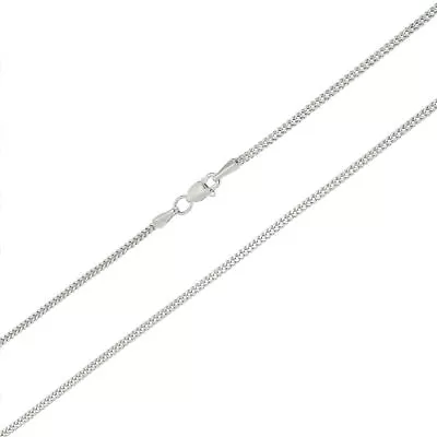 10K White Gold 1.5mm Foxtail Wheat Franco Box Chain Pendant Necklace 16 - 24  • $137.98