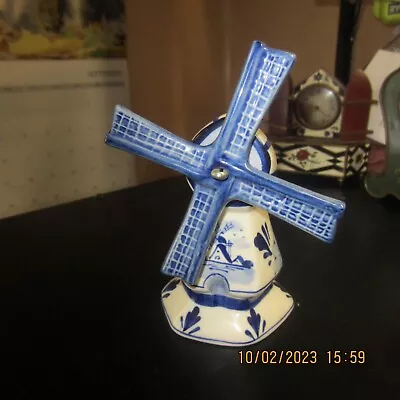 Delft Blue Holland 049026 Ceramic Hand Painted WINDMILL • $9.99