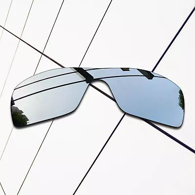 $9.49 • Buy TRUE Polarized Replacement Lenses For-Oakley Oil Rig Frame Silver Mirror