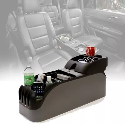 Center Console SUV Armrest Cup Holder Organizer Universal Car Minivan Catcher • $79.99