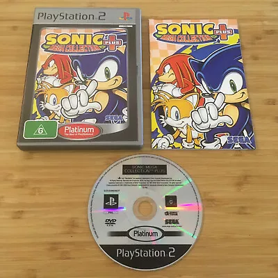 Sonic Mega Collection Plus | PlayStation 2 PS2 Game | Aussie Seller | Free Post • $17.05