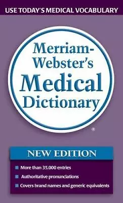 Merriam-webster's Medical Dictionary By Merriam-Webster Good Book • $4.03