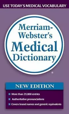 Merriam-webster's Medical Dictionary By Merriam-Webster  Mass_market • $4.47