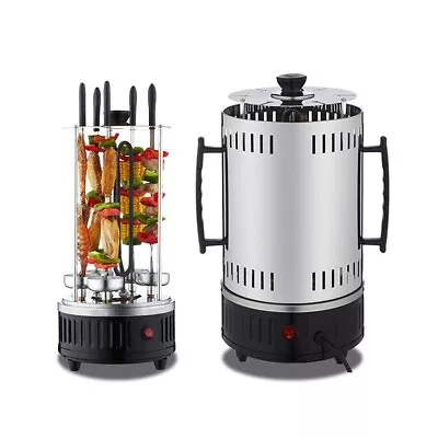 Stainless Steel Electrical Grill Vertical Rotisserie Grill Tandoor Grill 1000W  • $181.49