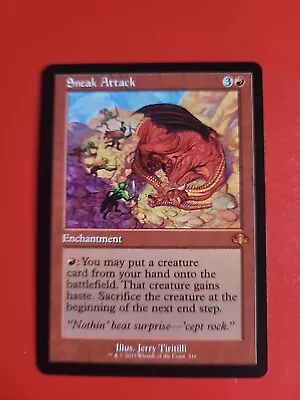 MTG Sneak Attack Dominaria Remastered 331 Regular Mythic • £8.50