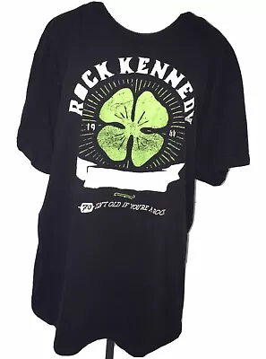 Rock Kennedy Men’s T - Shirt Black  Size XL  Custom Ink  American Apparel USA LA • $17