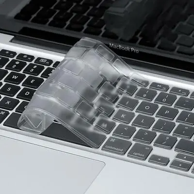 £2.96 • Buy Soft Rubber UK/EU Layout Keyboard Skin Cover For Apple Macbook Air Pro Retina