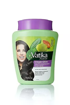 Dabur Vatika 1kg Virgin Olive Deep Conditioning Hair Mask 35.27oz • $19.99